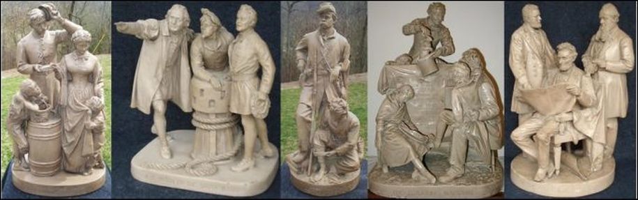 John Rogers Group, Groups, Statue, Statues, Sculpture, Sculptures, Statuary, Restorations, Sales, Brokerage